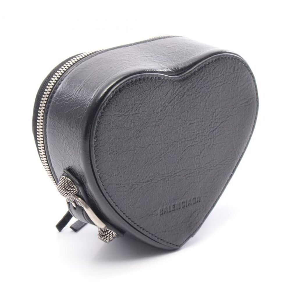 Balenciaga Le Cagole Heart Leather Pouch - Picture 6 of 6